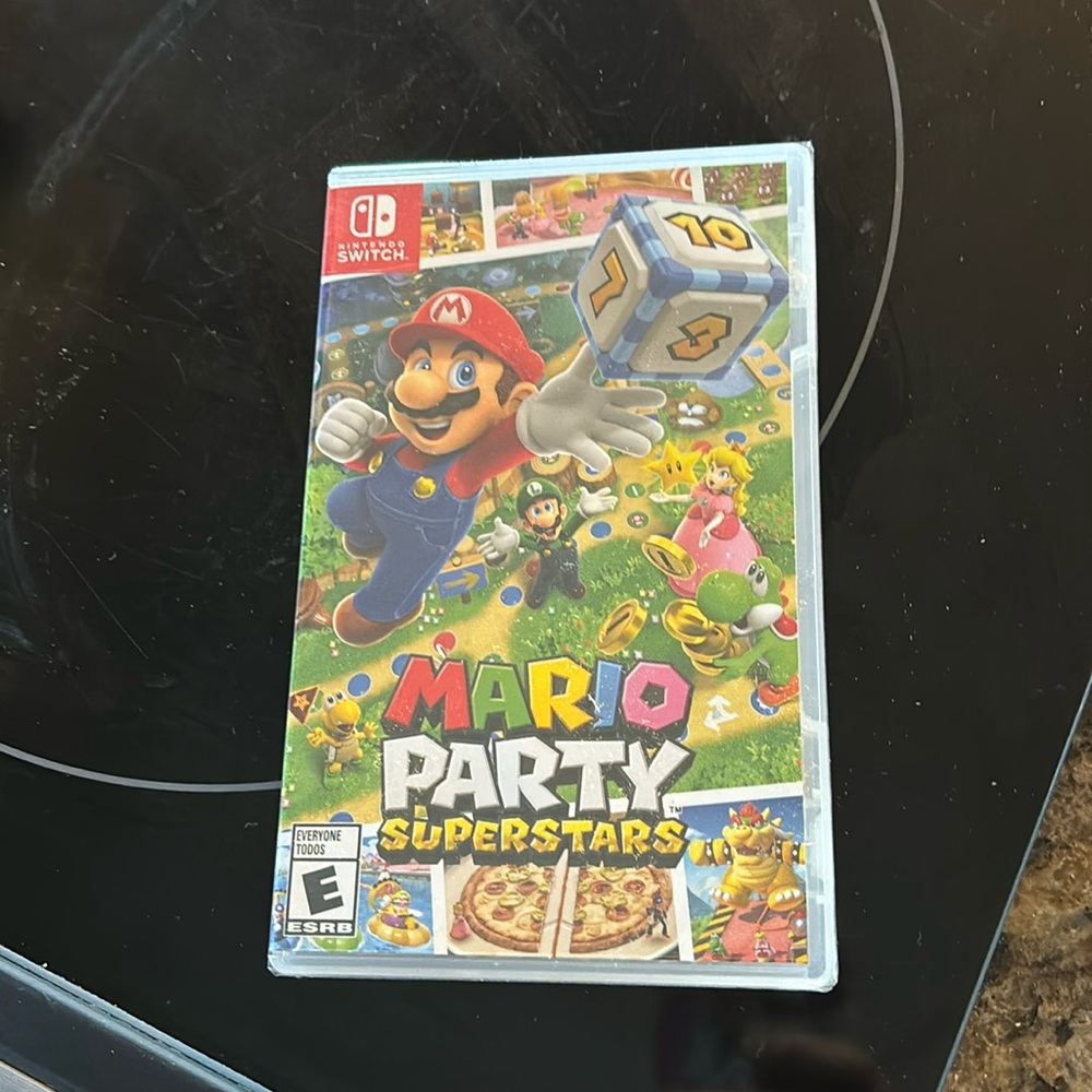 Brand new- still sealed Nintendo switch Mario party superstars